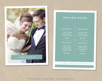 Photography Pricing Guide template Price List by MarketingMall