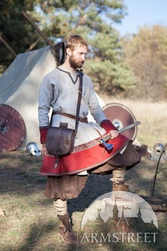 DISCOUNTED PRICE Medieval Leather Bag Viking Bag Men's