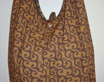 Hobo Cross Body Bag, Sling bag, Hobo Bag Purse Thai Printed Cotton