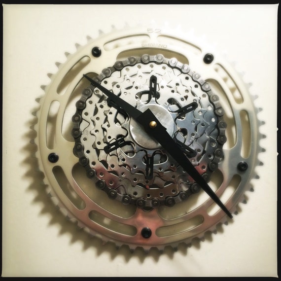 Bike Gear Clock Bicycle Gear Wall Clock by DreamGreatDreams