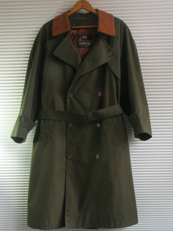 1980's London Fog Men's Raincoat All Weather Coat by PinkyLaRoux