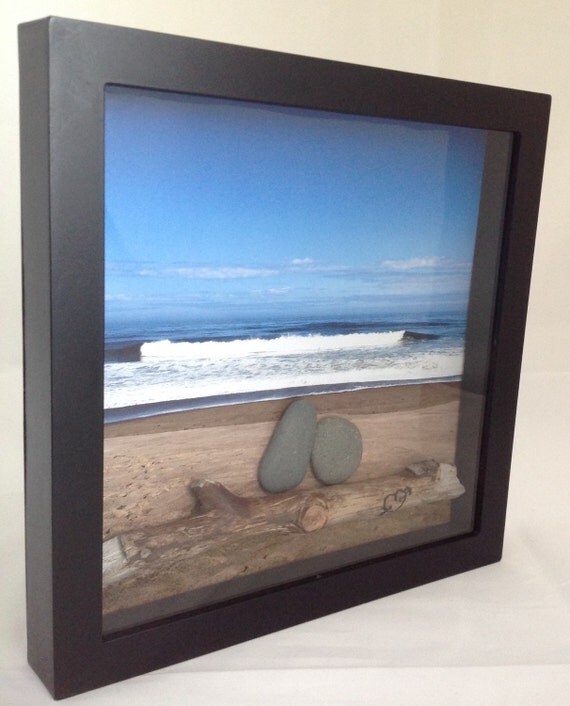 Rock Art Shadow Box Art