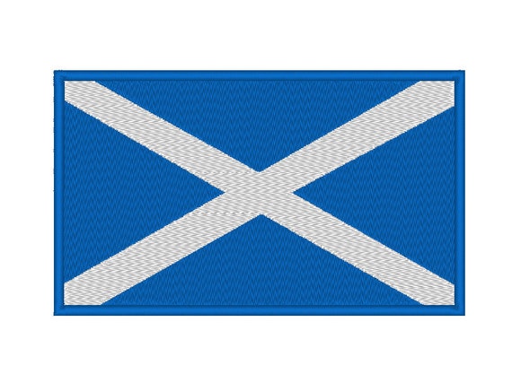 Scotland scottish flag embroidery design Scotland scottish flag embroidery design
