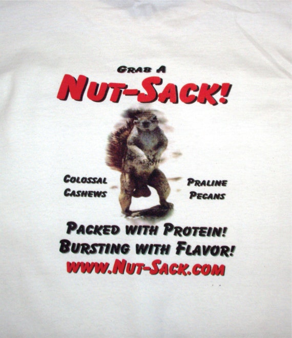 nut sack t shirt