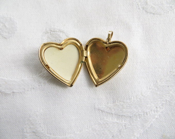 Vintage Heart Locket, I Love You, 14K Gold Filled Locket, Love Locket, Vintage Lockets, Antique Locket, Valentine Gift, For Her