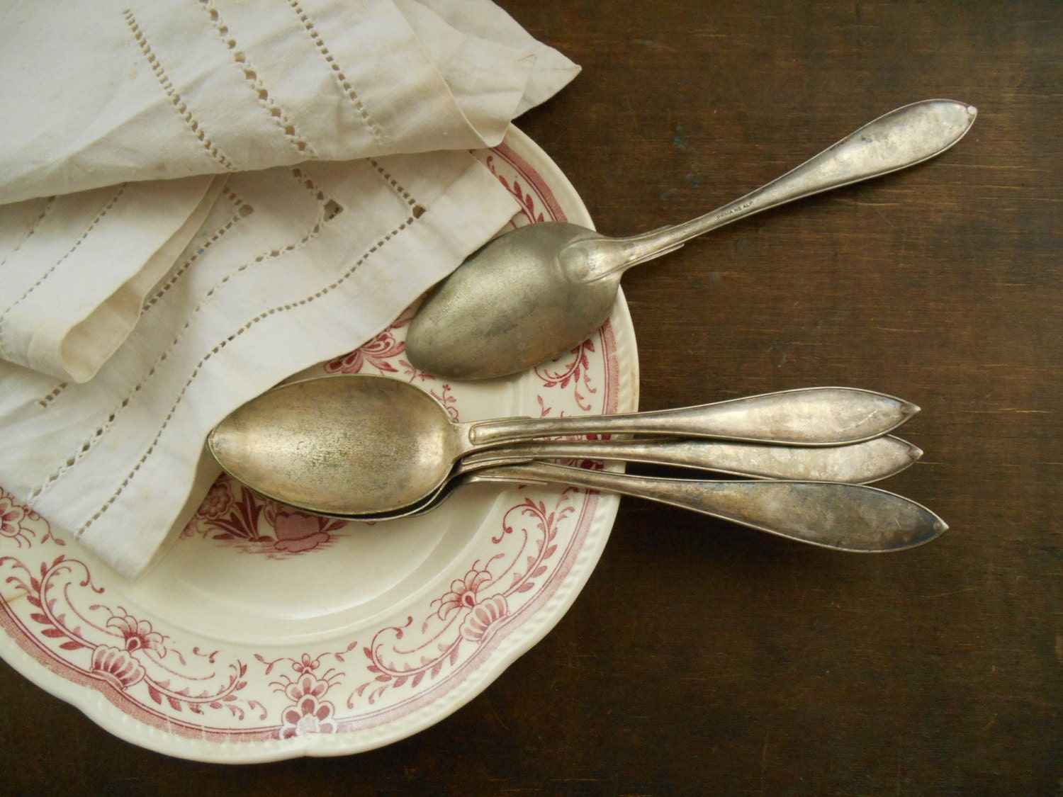 Primans Vintage Prima NS Alpak soup spoons Set of 4 Swedish Vintage soup spoons ...