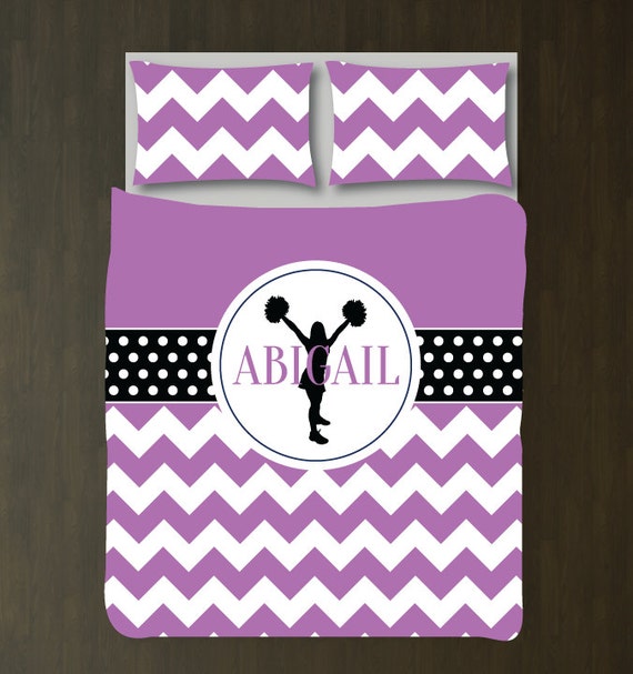 cheer duvet cover w shams monogrammed name custom bedding cheer duvet cover w shams monogrammed name custom bedding