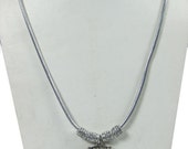 Statement Necklace, Jewelry Gift Set Vintage Bohemian Retro German Silver Owl Pendant