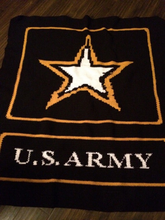 Military Crochet Blanket