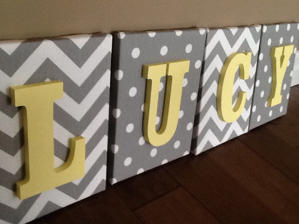 Wall Canvas Letters Nursery Decor Nursery Letters By Wall Canvas Letters Nursery Decor Nursery Letters By