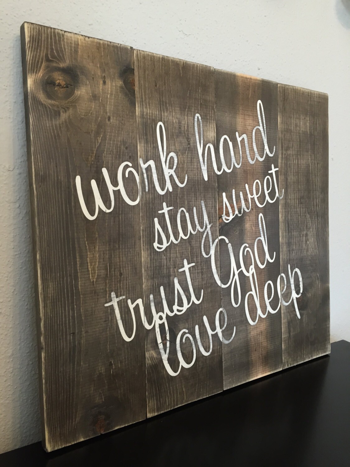 Made to Order Rustic Wooden Sign Motivational Signs