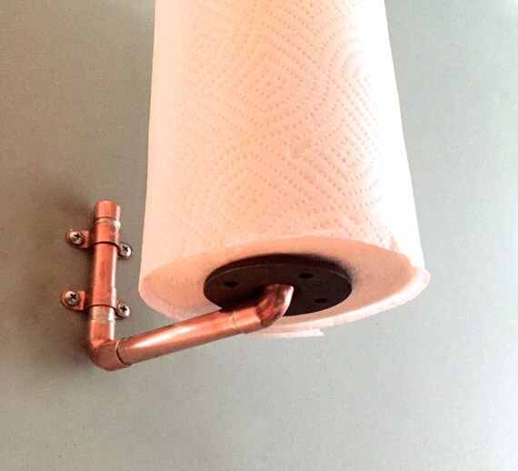Vertical Wall Mount Paper Towel Holder pipe paper towel holder industrial kitchen design copper Vertical Wall Mount Paper Towel Holder pipe paper towel holder industrial kitchen design copper