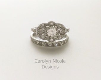 Antique Sapphire Engagement Ring