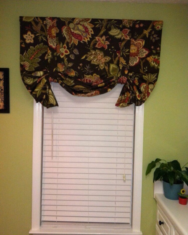 Roman Shade Tie Up by SewCustomDecor on Etsy