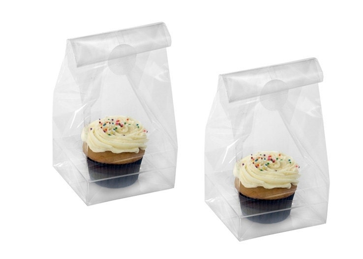 Cupcake Carrier Bag 10 pack Wedding / Event Supplies