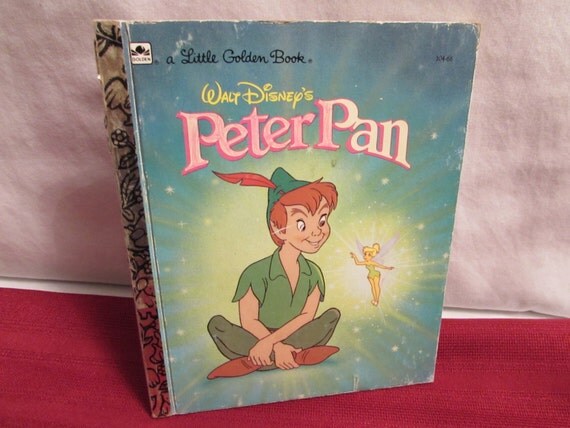 Walt Disneys PETER PAN Little Golden Book 1989 by OurLeftovers