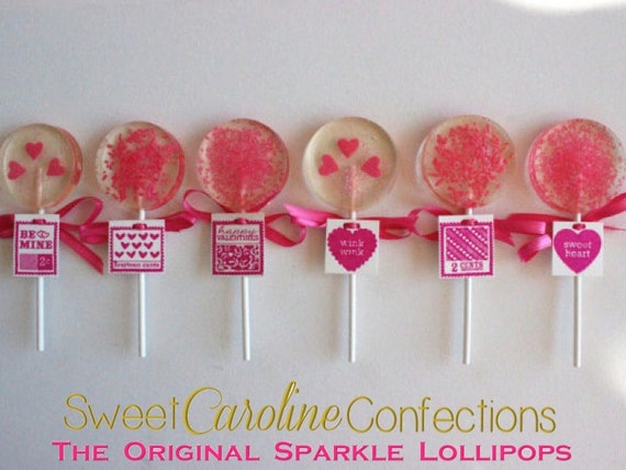 Valentine's Day Lollipop Pack Heart Lollipops The