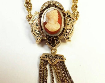 Popular items for genuine cameo on Etsy