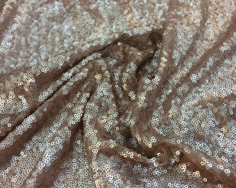 Champagne Sequins Fabric