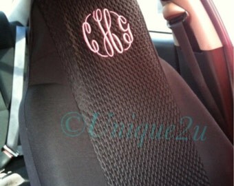 Personalized Monogrammed Car seat covers (2)