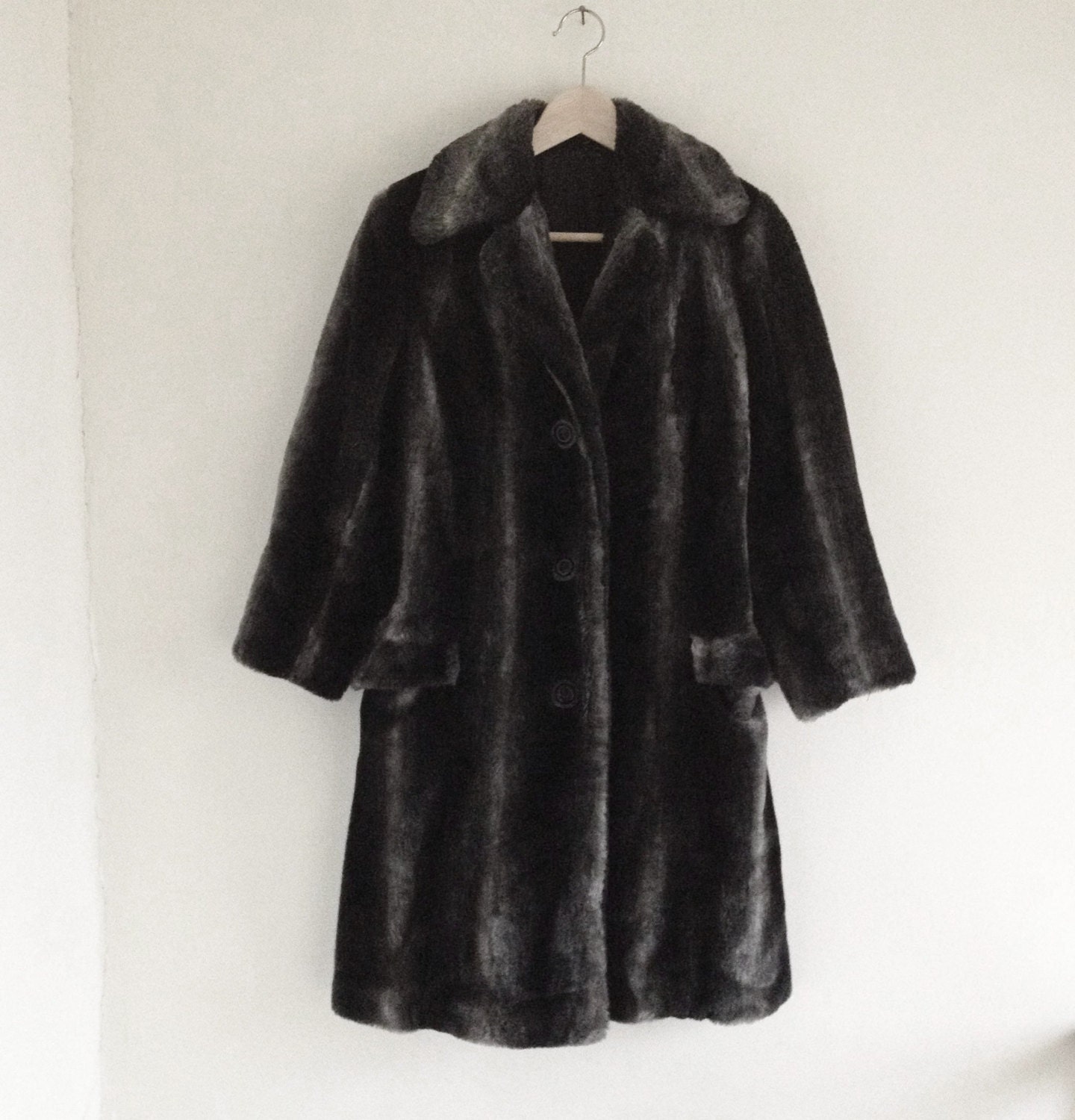 fake chinchilla coat