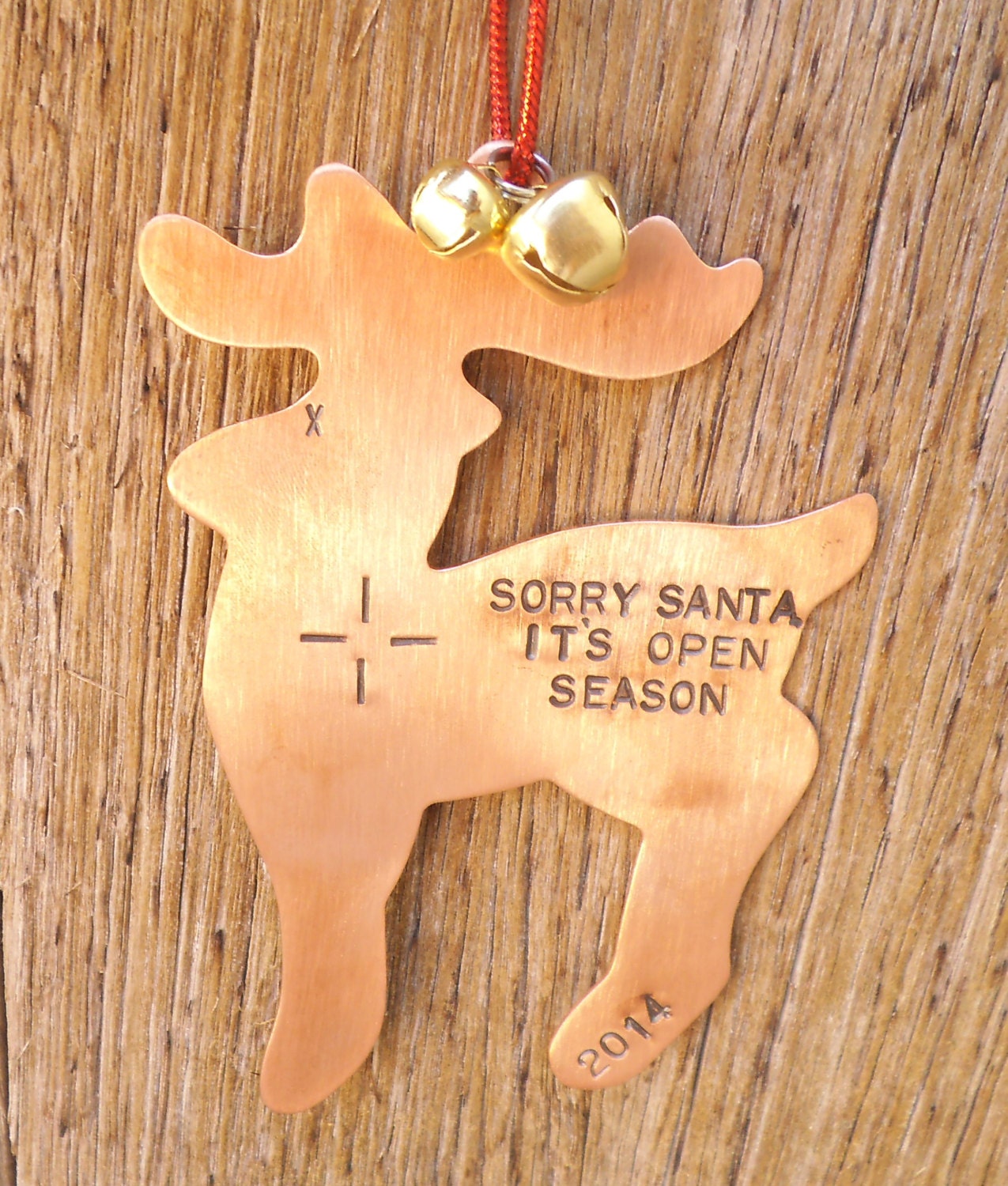 Hunting Christmas Ornament Holiday Ornament for Hunter Sorry