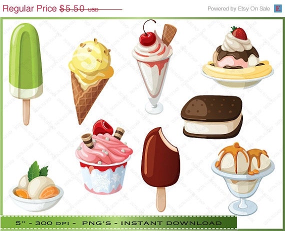 Ice Cream Clip Art Clipart of Ice Cream by Digitalclipartstore