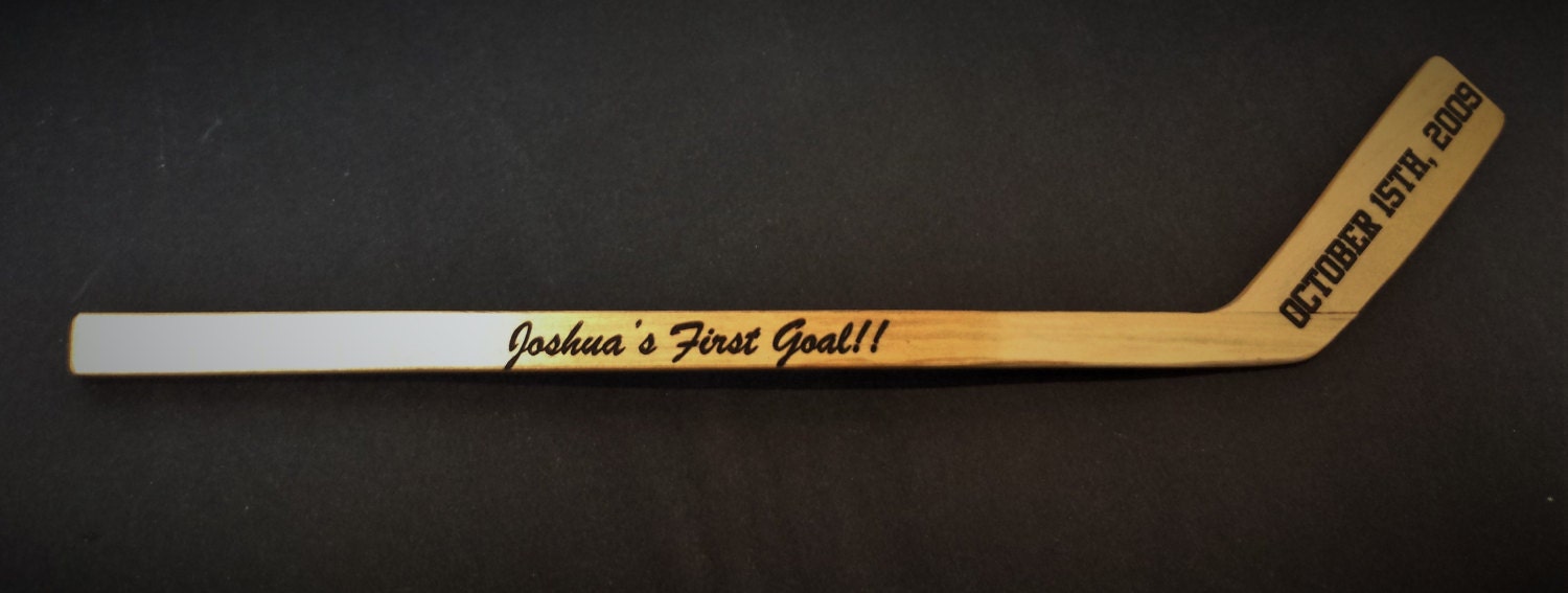 1 Personalized Mini Hockey Stick Ring by MemoriesMadeCustom