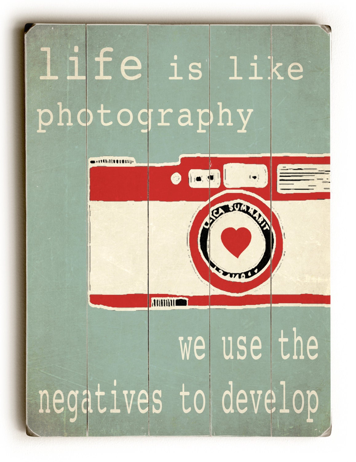 Wooden Sign Wall Hanging Wall Decor Inspirational Sign