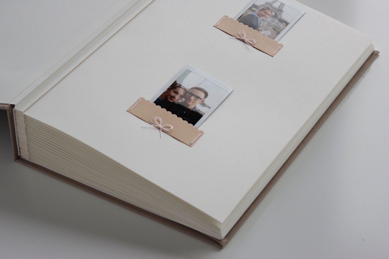 Wedding Album Beige Guest book Instax picture album by LiuMy