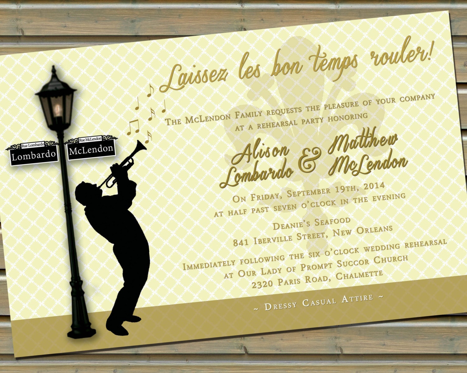 New Orleans Invitations 4