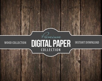 Digital Photography Backdrop Paper - Digital Background Brown Panel Rustic Wood - Wood Background Paper 12x12 - Printable INSTANT DOWNLOAD