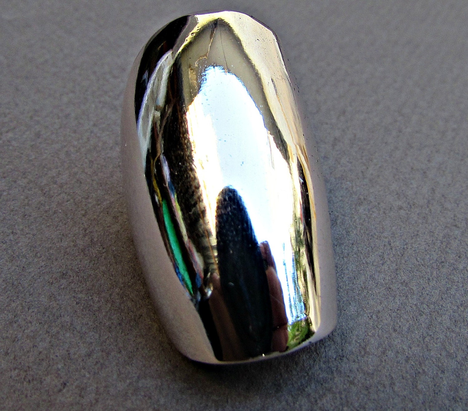 Spoon Ring Sterling Silver White Metal Spoon Ring Full