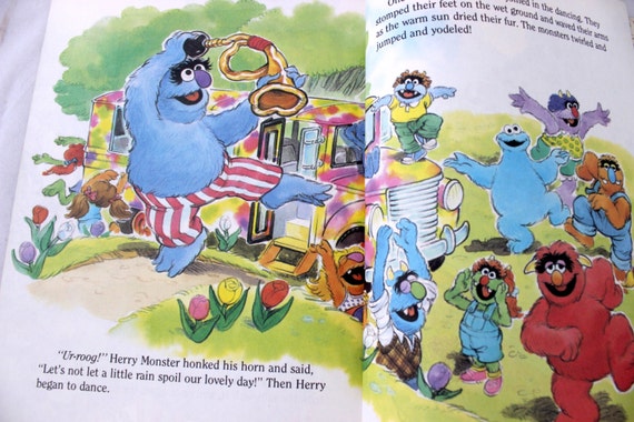 A Little Golden Book Sesame Street The Monsters' Picnic