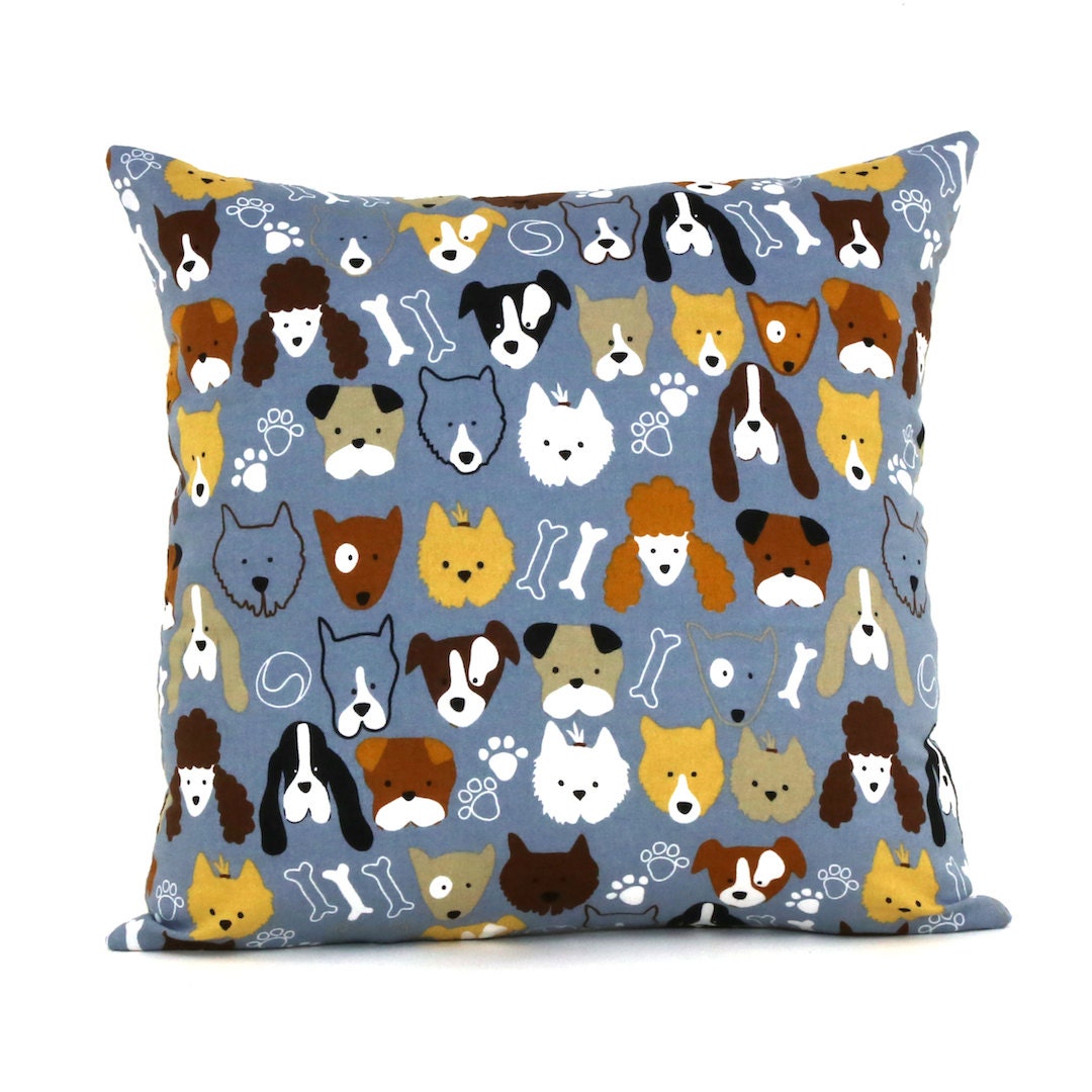 Throw Pillow Dog Gang 15 x 15 pillow case