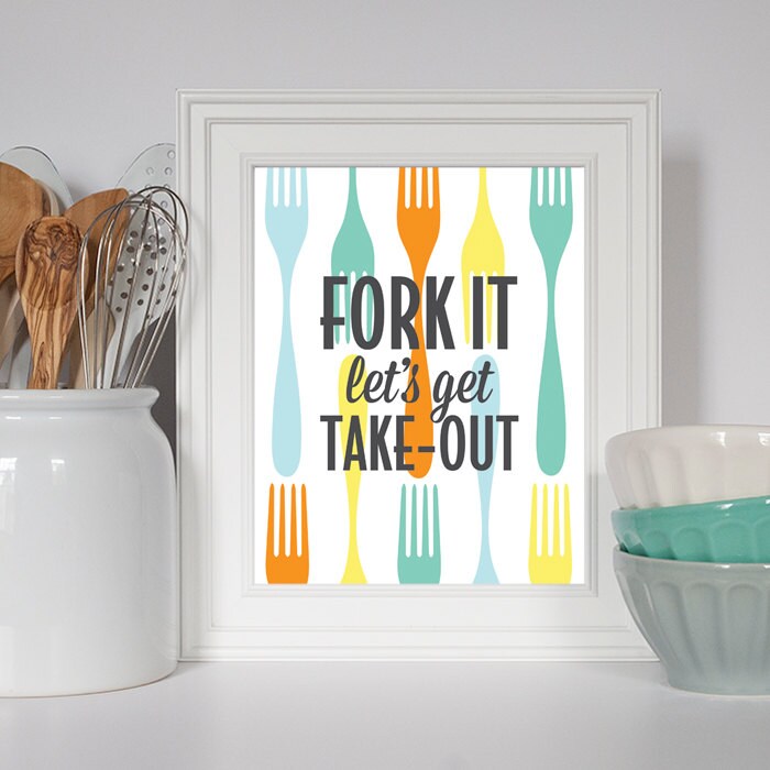 Turquoise Kitchen Print Teal Kitchen Art Decor Turquoise Kitchen Poster Teal Set Of Prints Set photo - 3