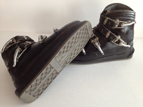 Ski boots Ãsterreich / abfahrt lederstiefel in von vintagebybeth