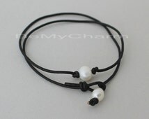 Rainbow Pearl Choker NK12