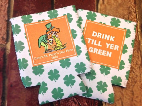 vineyard vines st patricks day koozie