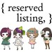 reserved listing for Aimee Gleeson