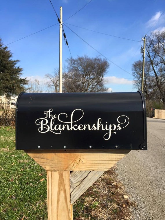 Personalized Mailbox Decal