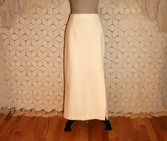 Ivory Wool Skirt 68