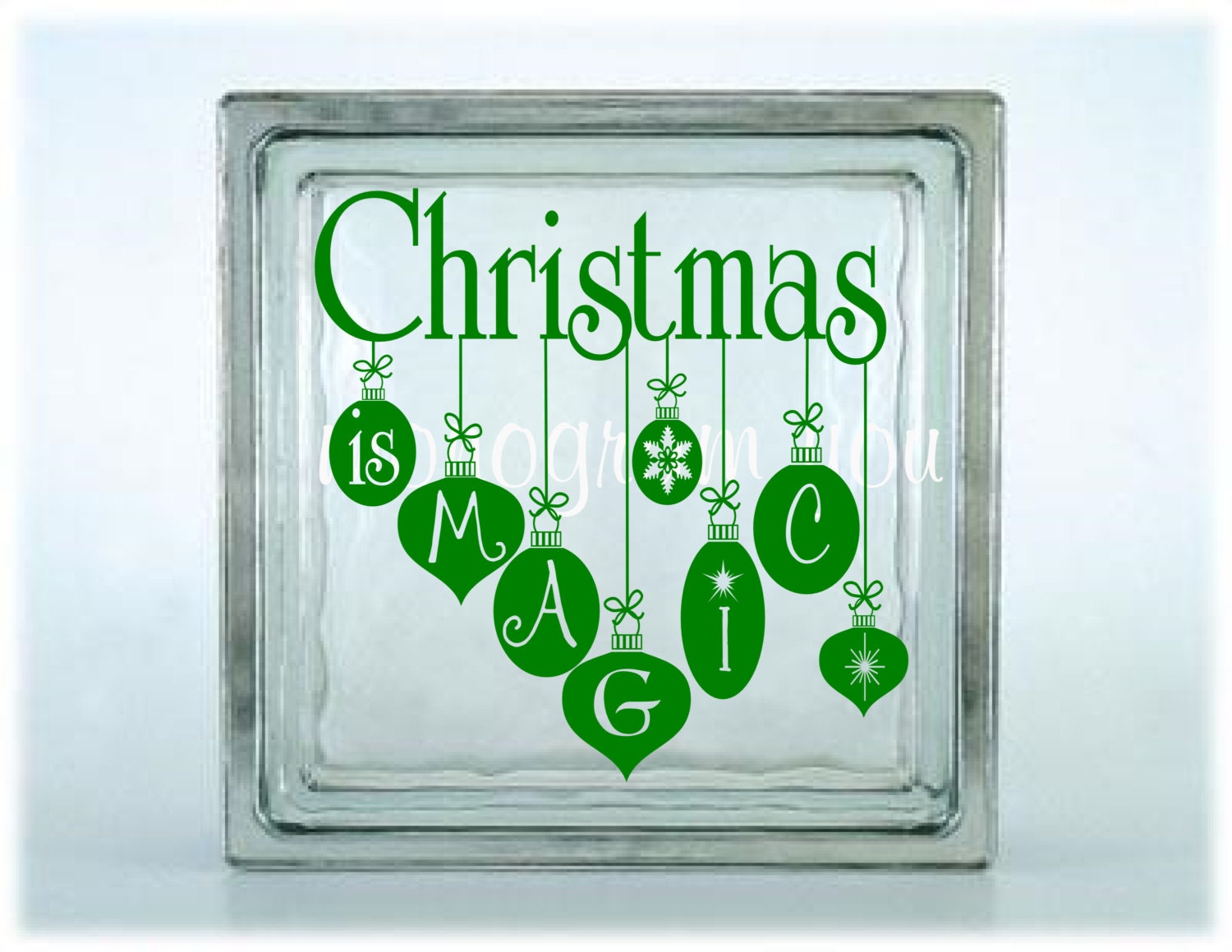 christmas glass block decal christmas decal christmas is christmas glass block decal christmas decal christmas is
