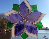 Flower Stained Glass Sun Catcher