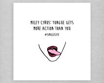 Unique miley cyrus card related items | Etsy