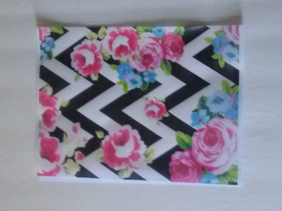 3 full sheets Printed Edible Wafer Paper by UrbanaInezDesigns