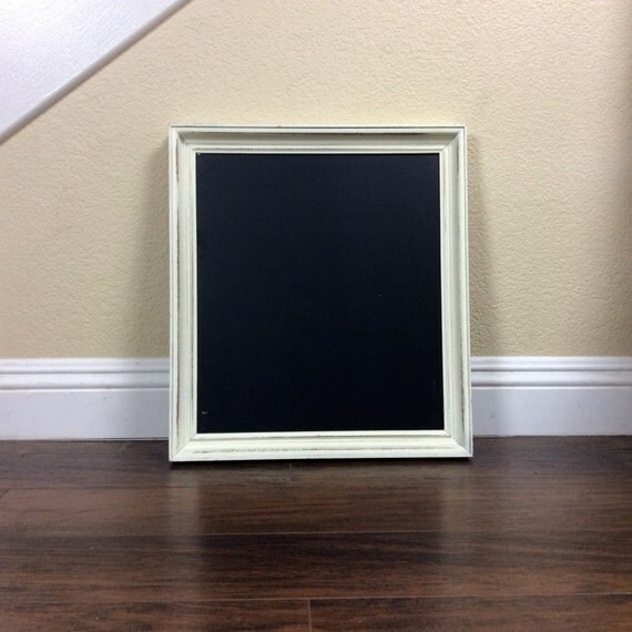 SMALL WHITE CHALKBOARD For Sale Display Board by ShabbyShores