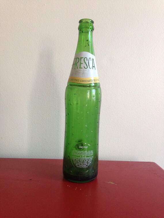 Items Similar To Beautiful Vintage Fresca Bottle 1960s One Pint Vintage