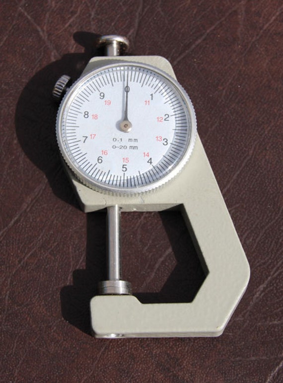 NEW Leather Thickness Gauge with EZ to read dial by LeatherWurx