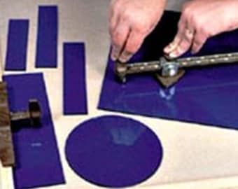 Glastar Strip and Circle Cutter for Stained Glass and to Cut Repetitive Straight Lines